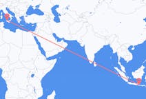 印度尼西亚出发地 外圆湾飞往印度尼西亚目的地 巴勒莫的航班