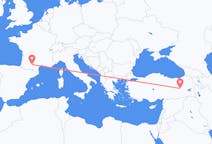 Flights from Bingöl, Turkey to Toulouse, France