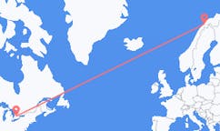 从滑鐵盧飞往Bardufoss的航班