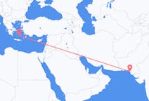 Flights from Karachi to Santorini