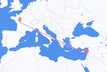 Flyg från Beirut, Lebanon till Poitiers, Frankrike