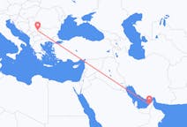 Flyrejser fra Dubai, De Forenede Arabiske Emirater til Niš, Serbien