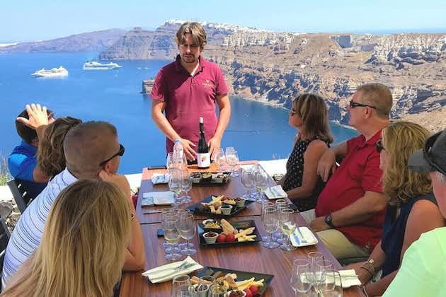 Halvdags privat vinsmakingstur i Santorini