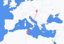 Flyg från Djerba, Tunisien till Budapest, Ungern