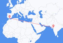 Flyrejser fra Vadodara, Indien til Málaga, Spanien