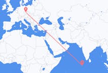 Flights from Kudahuvadhoo, Maldives to Prague, Czechia