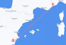 Flyrejser fra Murcia, Spanien til Nice, Frankrig