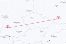 Loty z Kraków, Polska do Stuttgart, Niemcy