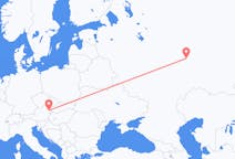 Vluchten van Kazan, Rusland naar Wenen, Oostenrijk