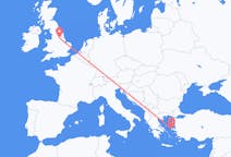 Flights from Chios, Greece to Doncaster, the United Kingdom