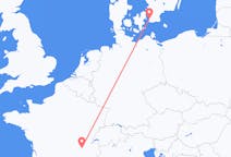 出发地 瑞典从 马尔默目的地 法国里昂的航班