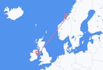 Fly fra Ørland til Dublin
