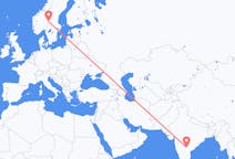 Lennot Hyderabadista, Intia Rörbäcksnäsiin, Ruotsi
