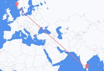 Flüge von Sigiriya, Sri Lanka nach Haugesund, Norwegen