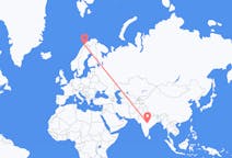 Flyrejser fra Nagpur, Indien til Bardufoss, Norge