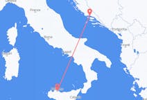 Flights from Split in Croatia to Palermo in Italy