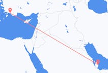 Flyg från Doha, Qatar till Dalaman, Turkiet