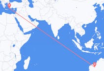 เที่ยวบิน จาก Newman, ออสเตรเลีย ไปยัง Rhodes, กรีซ