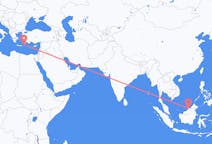 Flyreiser fra Miri, Malaysia til Karpathos, Hellas