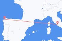 Flights from La Coruña to Rome