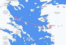 Vluchten van Izmir, Turkije naar Skiathos, Griekenland