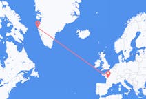 Voos de Sisimiut, Groenlândia para Poitiers, França
