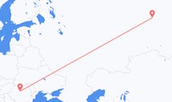 Flights from Khanty-Mansiysk, Russia to Târgu Mureș, Romania