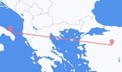 이탈리아 브린디시에서 출발해 터키 쿠타히아(Kütahya)로(으)로 가는 항공편