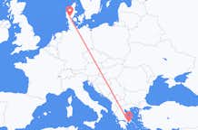 Flyg från Billund, Danmark till Aten, Grekland