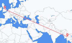 Flyreiser fra Lampang Province, Thailand til Nottingham, England