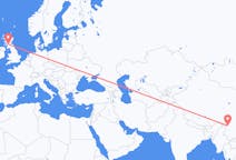 Flyrejser fra Diqing Tibetansk Autonome Præfektur, Kina til Glasgow, Skotland