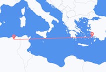出发地 阿尔及利亚出发地 君士坦丁目的地 希腊科斯岛的航班
