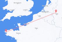 Flyreiser fra Brest, Frankrike til Düsseldorf, Tyskland