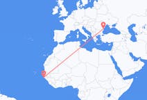 Voli da Cap Pattinaggio, Senegal a Costanza, Romania
