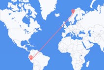 Flights from Jauja, Peru to Hemavan, Sweden