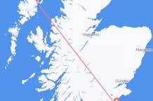 Flug frá Stornoway, Skotlandi til Edinborgar, Skotlandi
