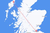 Flyreiser fra Stornoway, Skottland til Edinburgh, Skottland