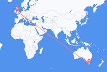 Flights from Hobart in Australia to Birmingham in England