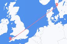 Flyreiser fra Newquay, til Göteborg