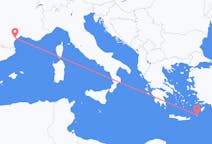 Vluchten van Béziers naar Karpathos