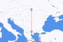 Vluchten van Satu Mare, Roemenië naar Thessaloniki, Griekenland