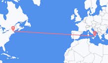 Flyreiser fra Manchester, USA til Lamezia Terme, Italia