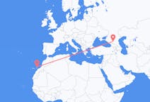 Flyrejser fra Mineralnye Vody, Rusland til Lanzarote, Spanien
