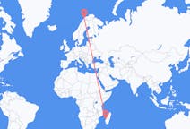 Flights from Morondava, Madagascar to Tromsø, Norway