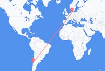 Flyrejser fra Valdivia, Chile til Hamborg, Tyskland