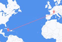 Flyrejser fra Kingston, Jamaica til Grenoble, Frankrig