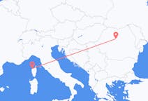 Vols depuis Calvi, France vers Targu Mures, Roumanie