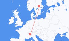 Flyg från Turin, Italien till Örebro, Sverige
