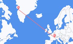 Flyreiser fra Genève, Sveits til Qasigiannguit, Grønland
