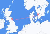 Flights from Ängelholm, Sweden to Durham, England, the United Kingdom